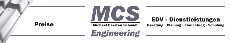 Preise: Michael Carsten Schmidt - Engineering